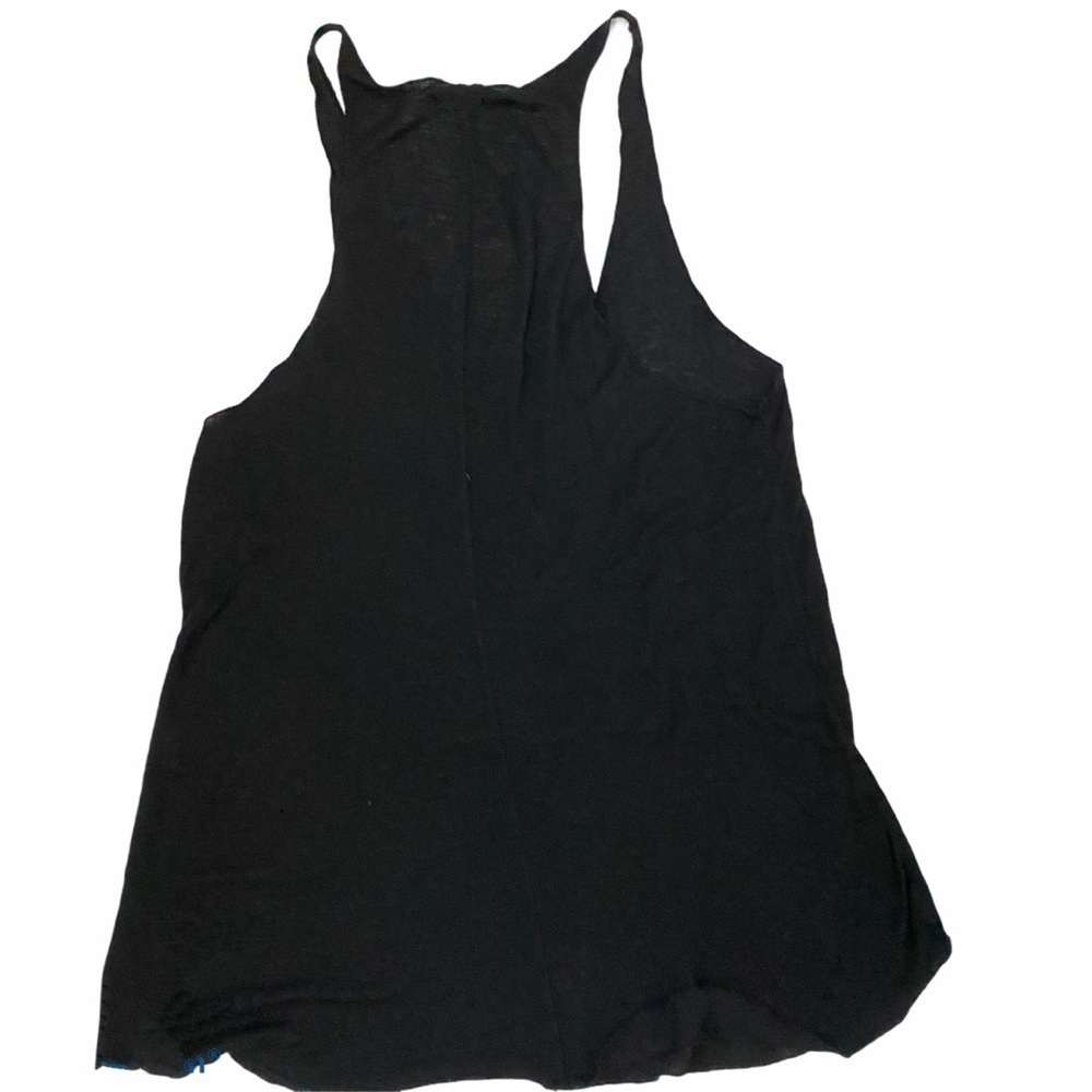 Brandy Melville Relaxed One Size “LA” Black Tank - Picture 7 of 7